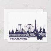 Carte Postale Thaïlande (Devant / Derrière)