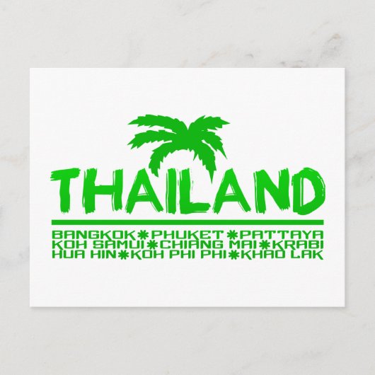 Carte postale Thaïlande (Devant)