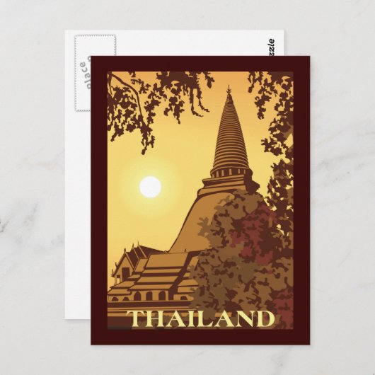 Carte Postale Thaïlande (Devant / Derrière)