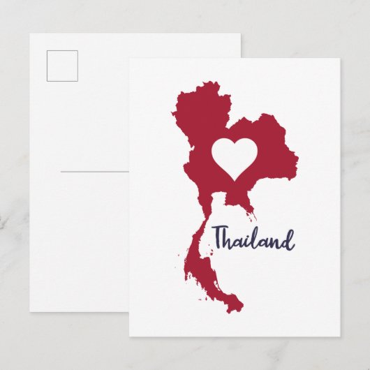 Carte Postale Thaïlande (Devant / Derrière)