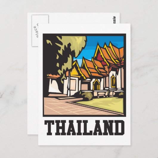 Carte Postale Thaïlande (Devant / Derrière)