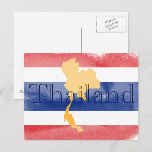 Carte postale Thaïlande (Devant / Derrière)