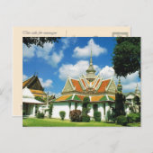 Carte Postale Thaïlande, Bangkok, Aroon Temple (Devant / Derrière)