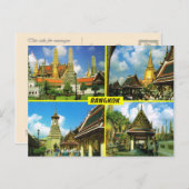 Carte Postale Thaïlande, Bangkok Multiview (Devant / Derrière)