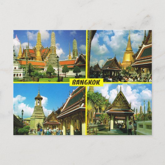 Carte Postale Thaïlande, Bangkok Multiview (Devant)