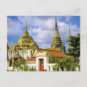 Carte Postale Thaïlande, Bangkok Wat Phra Chetuphon