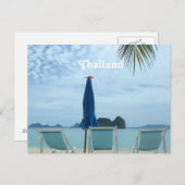 Carte Postale Thaïlande Beach (Devant / Derrière)