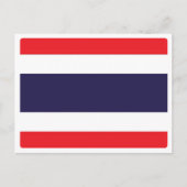 Carte Postale Thaïlande - Drapeau - (Devant)