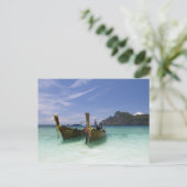 Carte Postale Thaïlande, île de Phi Phi Don, plage de Yong Kasem (Debout devant)