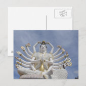 Carte Postale Thaïlande, Ko Samui alias Koh Samui). Wat Plai 3 (Devant / Derrière)