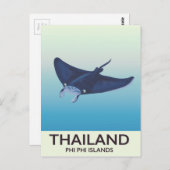 Carte Postale Thaïlande Phi Phi Islands poster Voyage (Devant / Derrière)