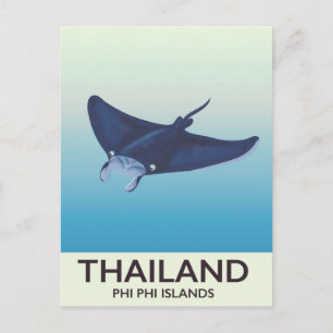 Carte Postale Thaïlande Phi Phi Islands poster Voyage