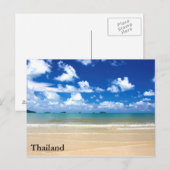 Carte Postale Thaïlande sur la plage (Devant / Derrière)