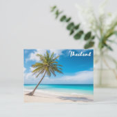 Carte Postale Thaïlande Tropical Beach Ocean Palm Tree Travel (Debout devant)