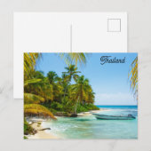 Carte Postale Thaïlande Tropical Beach Travel Photo (Devant / Derrière)