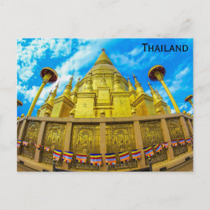 Carte Postale Thaïlande Wat Phra That Bouddhiste Temple