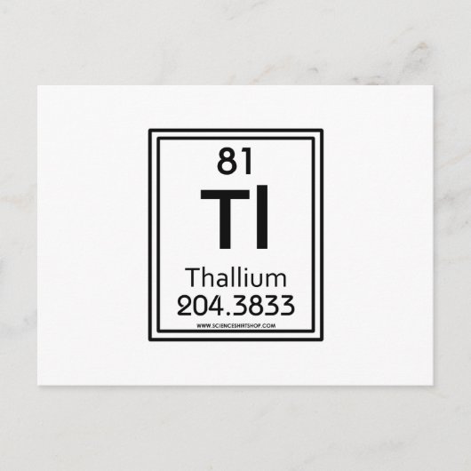 Carte Postale Thallium 81 (Devant)