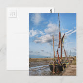 Carte Postale Thames Barge (Devant / Derrière)