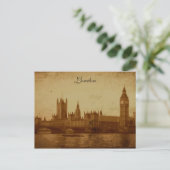 Carte Postale Thames et Parlement de Londres (Debout devant)