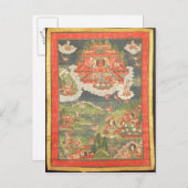 Carte Postale Thangka du Paradis d'Amitabha (Devant / Derrière)
