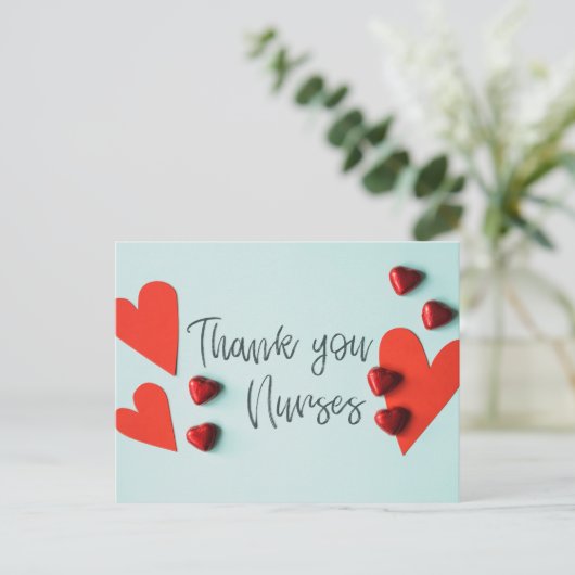 Carte Postale thank (Debout devant)