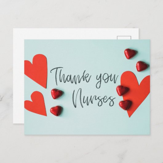 Carte Postale thank (Devant / Derrière)