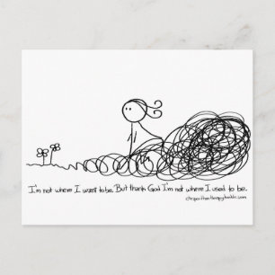 Carte Postale Thank God I