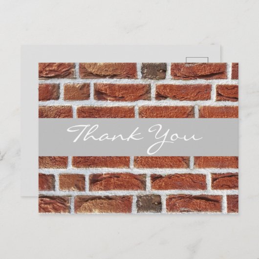 Carte Postale Thank To new Customer. (Devant / Derrière)