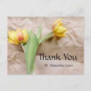 Carte Postale Thank You Card