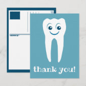 Carte Postale thank you dentist smiling tooth postcard (Devant / Derrière)