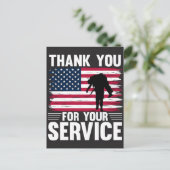 Carte Postale Thank You for Your Service: Veterans Day 2025 (Debout devant)