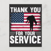 Carte Postale Thank You for Your Service: Veterans Day 2025 (Devant)