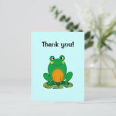 Carte Postale Thank you ! (frog) (Debout devant)