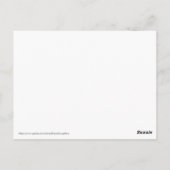 Carte Postale Thank You Pencil Drawing Editable Color Positivity (Dos)