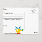 Carte Postale Thank you post card (Dos)