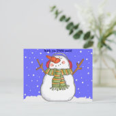 Carte Postale Thank You Snow (Debout devant)