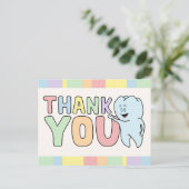Carte Postale "Thank you" Tooth Card (Debout devant)