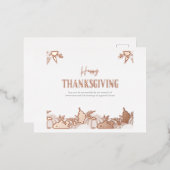 Carte postale Thanksgiving (Recto/Verso)