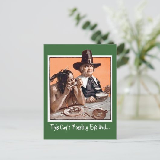 Carte postale Thanksgiving (Debout devant)