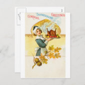 Carte postale Thanksgiving (Devant / Derrière)
