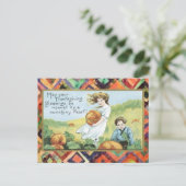 Carte postale Thanksgiving (Debout devant)