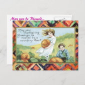 Carte postale Thanksgiving (Devant / Derrière)