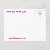 Carte postale Thanksgiving (Dos)