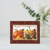 Carte postale Thanksgiving (Debout devant)