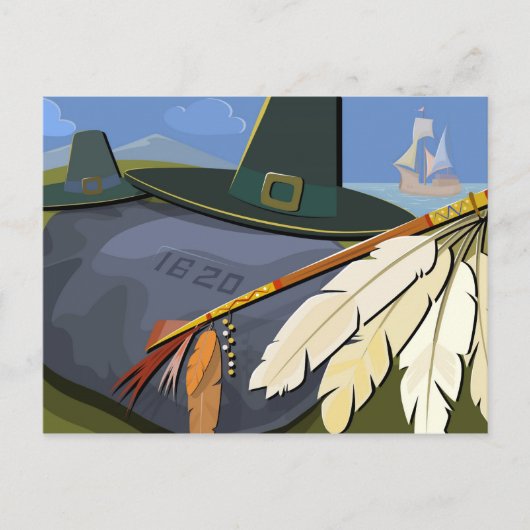 Carte postale Thanksgiving (Devant)