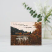 Carte postale Thanksgiving (Debout devant)