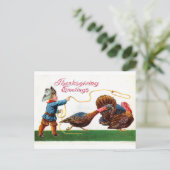 Carte postale Thanksgiving (Debout devant)