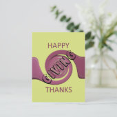 Carte postale Thanksgiving (Debout devant)