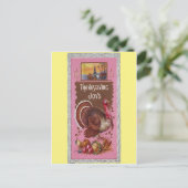 Carte Postale Thanksgiving avec la Turquie 1917 (Debout devant)