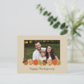 CARTE POSTALE THANKSGIVING COOKIES PHOTO POSTCARD (Debout devant)